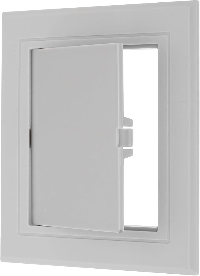 PATIKIL 5x5 inch Removable Hinged Access Panel, ABS Plumbing Access Doors Easy by PATIKIL