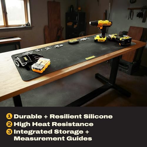 DEWALT Workbench Mat 18x48 in – Heavy Duty 3mm Silicone - Image 2