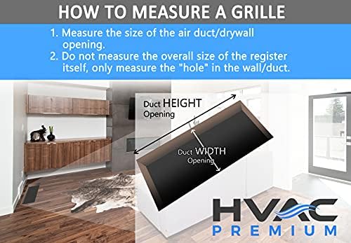 HVAC Premium 6" x 10" Toe Kick Vent Grille - Image 6