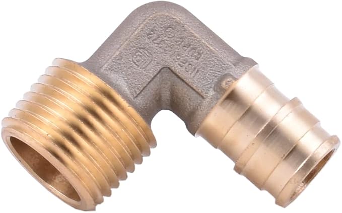 LD Valve-Pex A Fitting 1/2-in ProPex x 1/2-in MPT Brass Elbow - Image 4