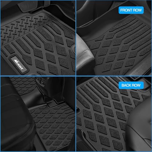 Nilight TPE Floor Mats for Ford Ranger SuperCrew Cab 2024 2025 2026 - Image 7