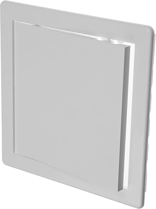 10" x 10" White ABS Plastic Plumbing Access Panel - Image 8