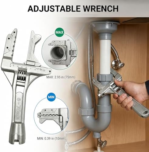 18-in-1 Multifunctional Sink Wrenches - Image 3