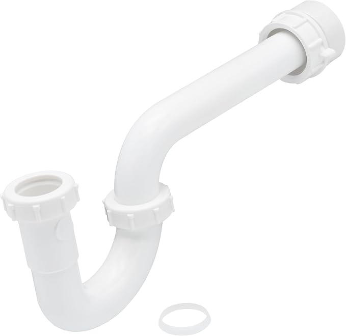 50 Pack 1-1/4 Inch P-Trap Kit, Polypropylene Tubular - Image 2