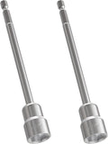 2pcs 19mm Nut Setter Driver Drill Bit, 100mm Length | Quick-Change, Impact Nut by FOCMKEAS