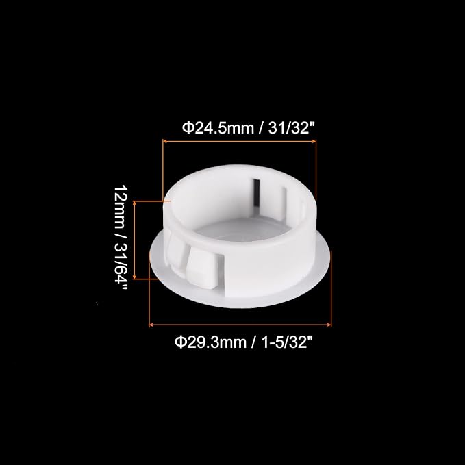uxcell 31/32" Plastic Hole Plugs - Image 2