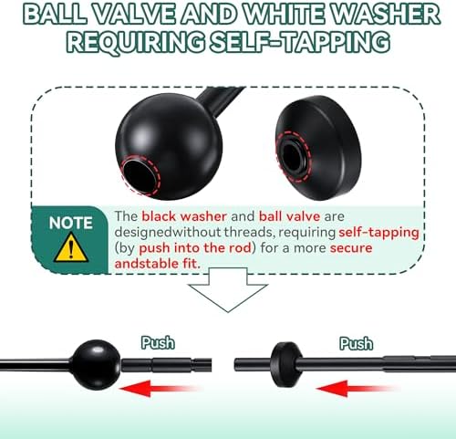 Enhon 2 Pack Universal Pop Up Drain Ball Rod Assembly - Image 4