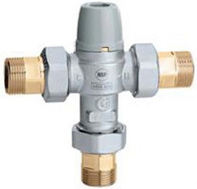 Caleffi 521342A Scald Protection Three-Way Thermostatic Mixing Valve by Unknown