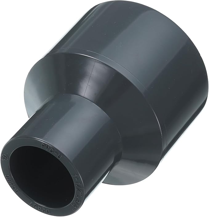 HARFINGTON PVC Reducing Coupling 1-1/2 x 3/4" Increaser/Reducer Coupling Pipe - Image 3