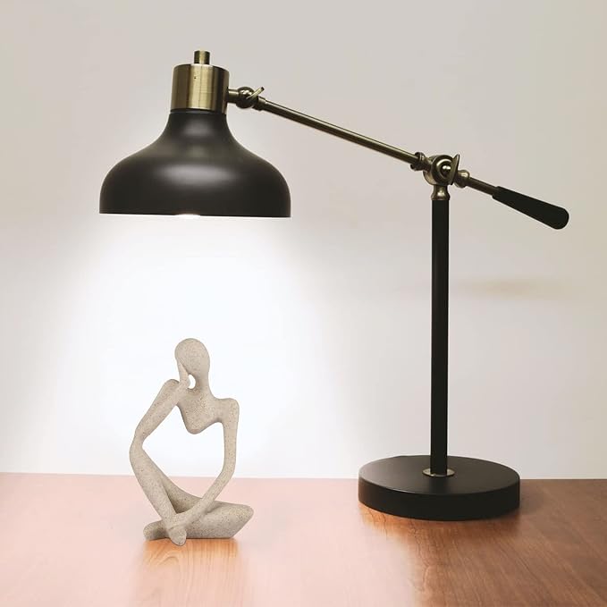 Sandstone Resin Thinker Statue Style Abstract Sculpture, Left | Small Statue - Image 3