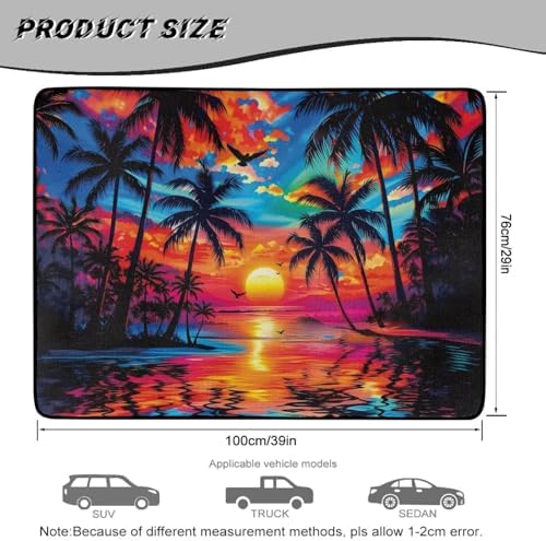 Mushroom Raccoon Universal Car Trunk Mat, Waterproof Cargo Liner - Image 7