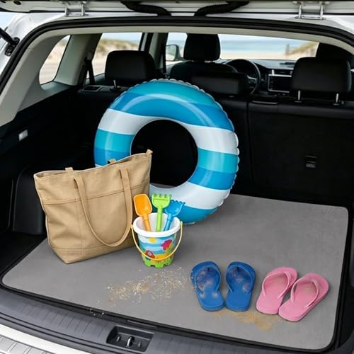 Solid Grey Cargo Liner for SUV Sedan 29"x39" - Image 2