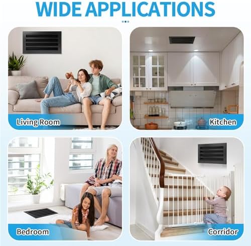 16x8 Modern AC Vent Cover, Decorative Air Vent Register Grille - Image 6