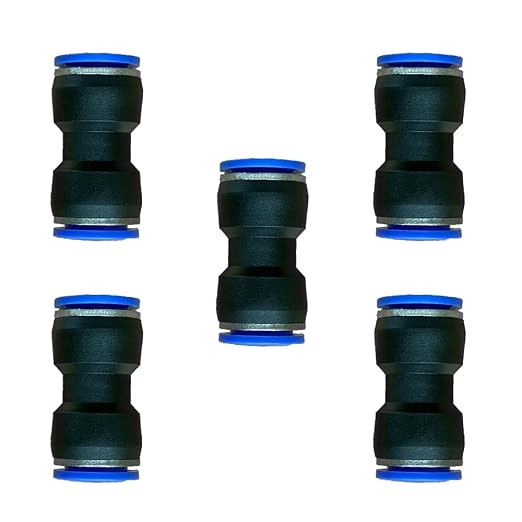 zjxed 14mm OD x 14mm OD Pneumatic quick Connector Push to Connect fittings by ROZESAZZ
