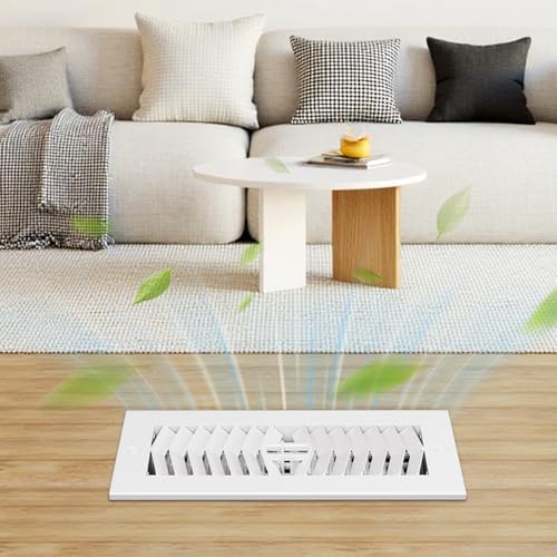 4x10 Floor Vent Cover 6-Pack Heavy Duty Floor Register - Image 3