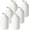 YANLING 6 Pcs White Vase Ceramic Vases by YANLING