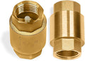 2 Pcs Brass One Way Valve 1/2 inch Backflow Preventer Female NPT Thread by Lakesstory