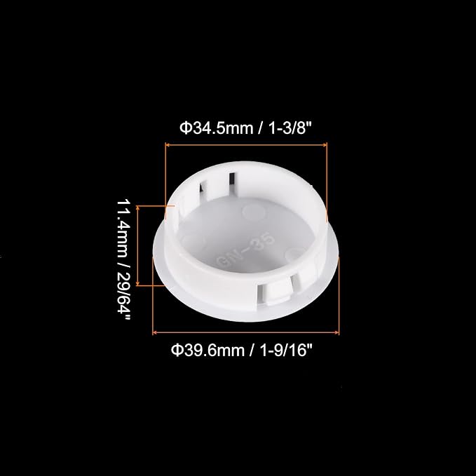 uxcell 1-3/8" Plastic Hole Plugs - Image 2