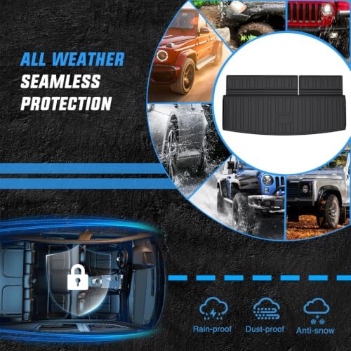 Nilight Cargo Mat for Ford Expedition Lincoln Navigator 2018-2024 - Image 5