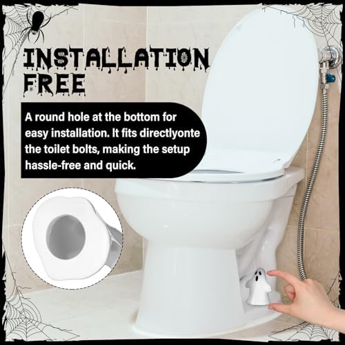 Wonderjune 2 Pack Toilet Bolt Covers Ceramic Bathroom - Image 6