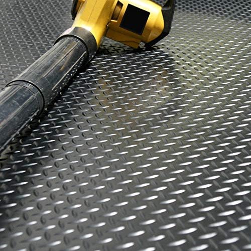 Rubber-Cal Diamond-Plate Rubber Flooring Roll - 3 mm x 4 ft x 2.5 ft Roll - - Image 5
