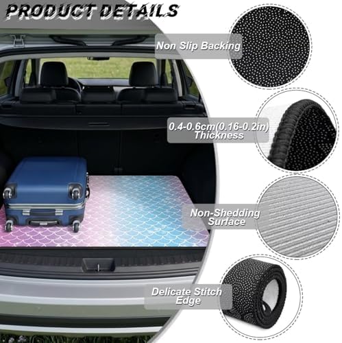Mermaid Scale Universal Car Trunk Mat, Waterproof Cargo Liner - Image 6