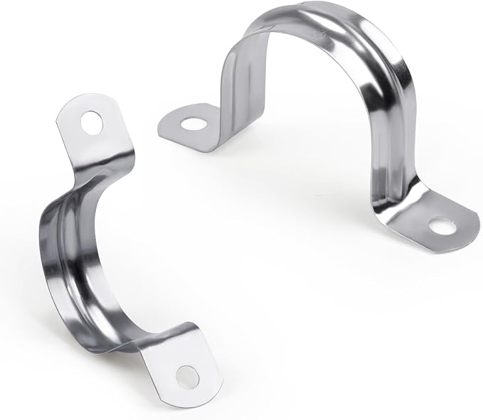 25PCS 1-1/2 inch Stainless Steel Conduit Clamps, Includes 10 Matching Screws | - Image 8