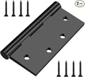 4.5in x 4in 304SS Door Hinges, Square Corners, Ball Bearing Hinge, Non by Hommyzone