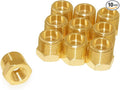 Hooshing 10PCS Brass Reducer Hex Bushing 3/8" NPT Male x 1/4" NPT Female | by Hooshing