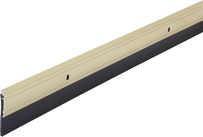 MD Building Door Sweep, Screw-On Aluminum and Vinyl | Blocks Drafts Moisture by M-DBuildingProducts