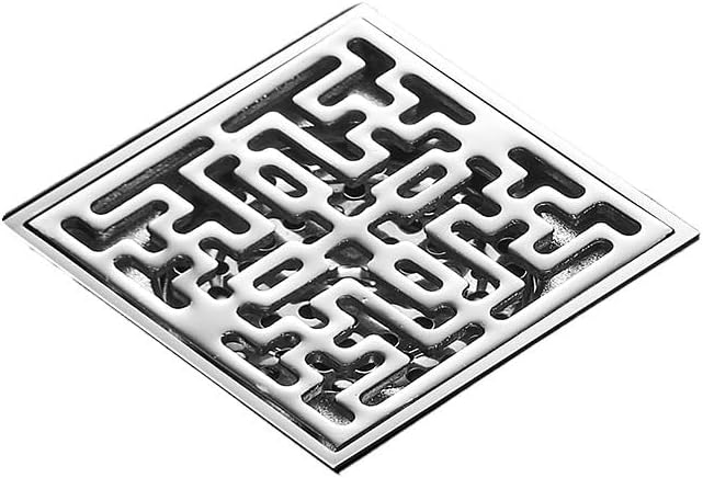 1pc Silver Square Floor Drain 10 * 10cm - Image 2