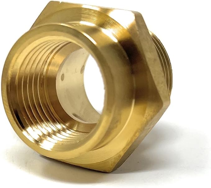 Cascada Lead-Free Brass Adapter, G Thread British BSPP Male to NPT Female |) - Image 8