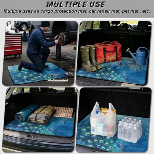 ELEQIN Car Trunk Cargo Liner, Washable Auto Trunk Protective Mat, Cargo Liner - Image 3