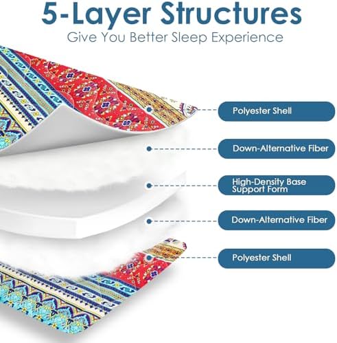 SCHNAUZER HOME Japanese Floor Mattress Futon Mattress Twin 3.5" Thick Boho - Image 3