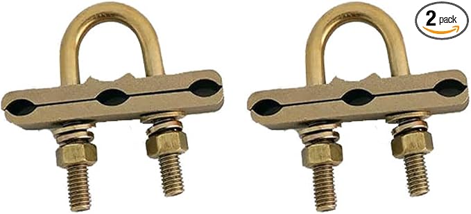 Ground Rod Clamp with 3 Wires Hole, by HEVIDUBANA