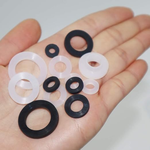 ZDBB 135 Pcs Flat Washer, Silicone and Nitrile Rubber Assortment Kit, Used - Image 7
