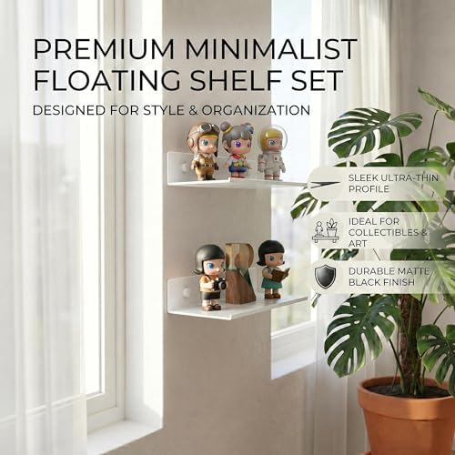 Z metnal Small Metal Shelves, Mini Floating Shelf - Image 5