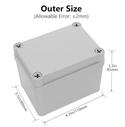 Junction Box IP67 Waterproof Dustproof ABS Plastic Project Box - Image 2
