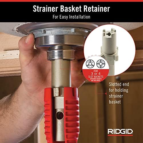 RIDGID 57003 EZ Change Plumbing Wrench Faucet Installation and Removal Tool - Image 4