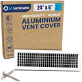 24" x 6" Duct Hole Adjustable Vent Cover by ACLAMINAIRE