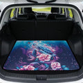 Pink Flower Turtle Universal Cargo Liner Gardening Trunk Mat Waterproof Cargo by Darisoco