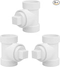 3Pack 1-1/2IN PVC DWV Cleanout Tee by Lswteiz