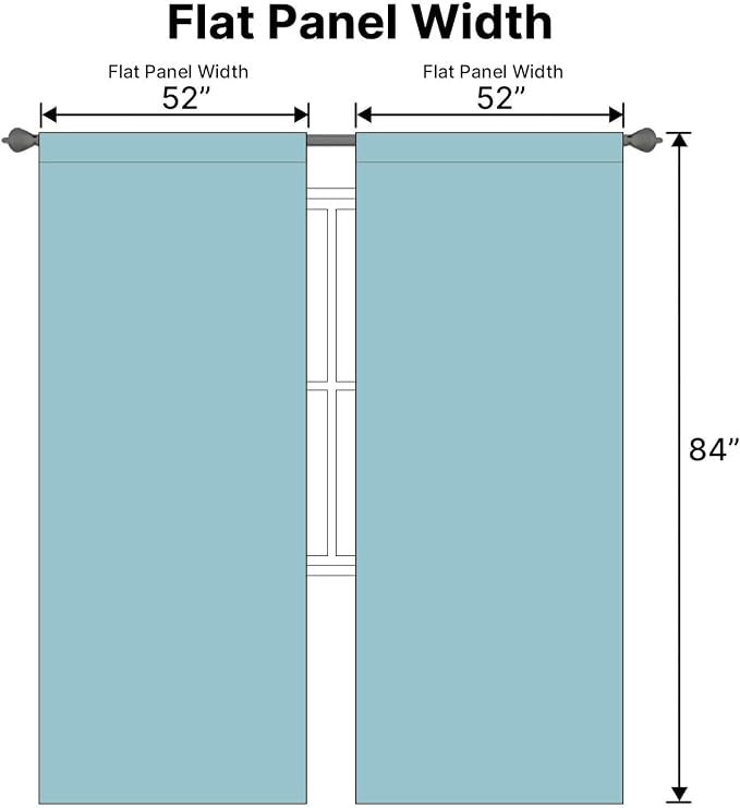 H.VERSAILTEX Blackout Curtains Thermal Insulated Window Treatment Panels Room - Image 7