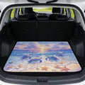 Dreamy Beach Turtle All Purpose Trunk Mat 29"x39" by Darisoco