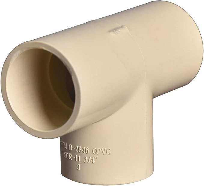 3/4" 10pcs CPVC TEE Pipe Fittings Coupling Adapter Socket to Socket - Image 3