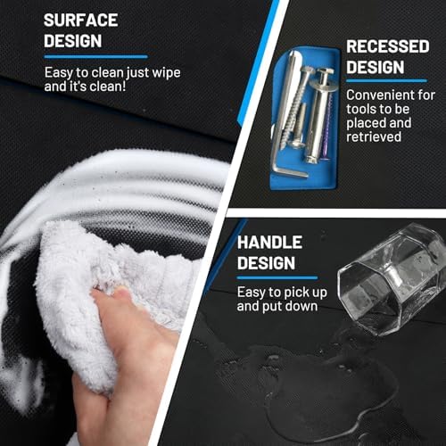 Foldable Mechanic Kneeling Pad, 22.44" Wide EVA Foam Mat, 1 Pack - Image 6