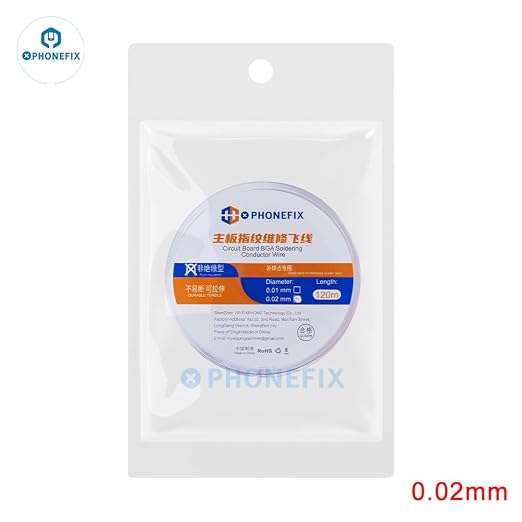 0.02mm 120M Phone Motherboard Soldering Jump Wire Pure Copper Non-Insulated - Image 8