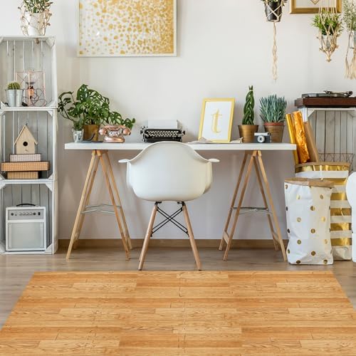Sorbus Wood Grain Foam Floor Tiles - Image 3