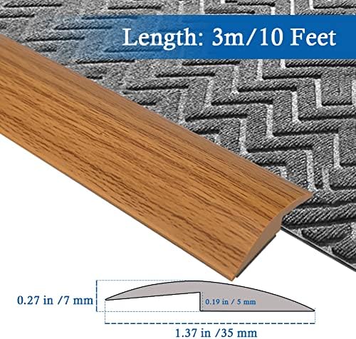 FONUNO Carpet Transition Strip Self Adhesive Floor Transition Strip - Image 2