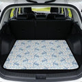 Blue Sea Turtle Universal Car Trunk Mat, Waterproof Cargo Liner by Mintulipy